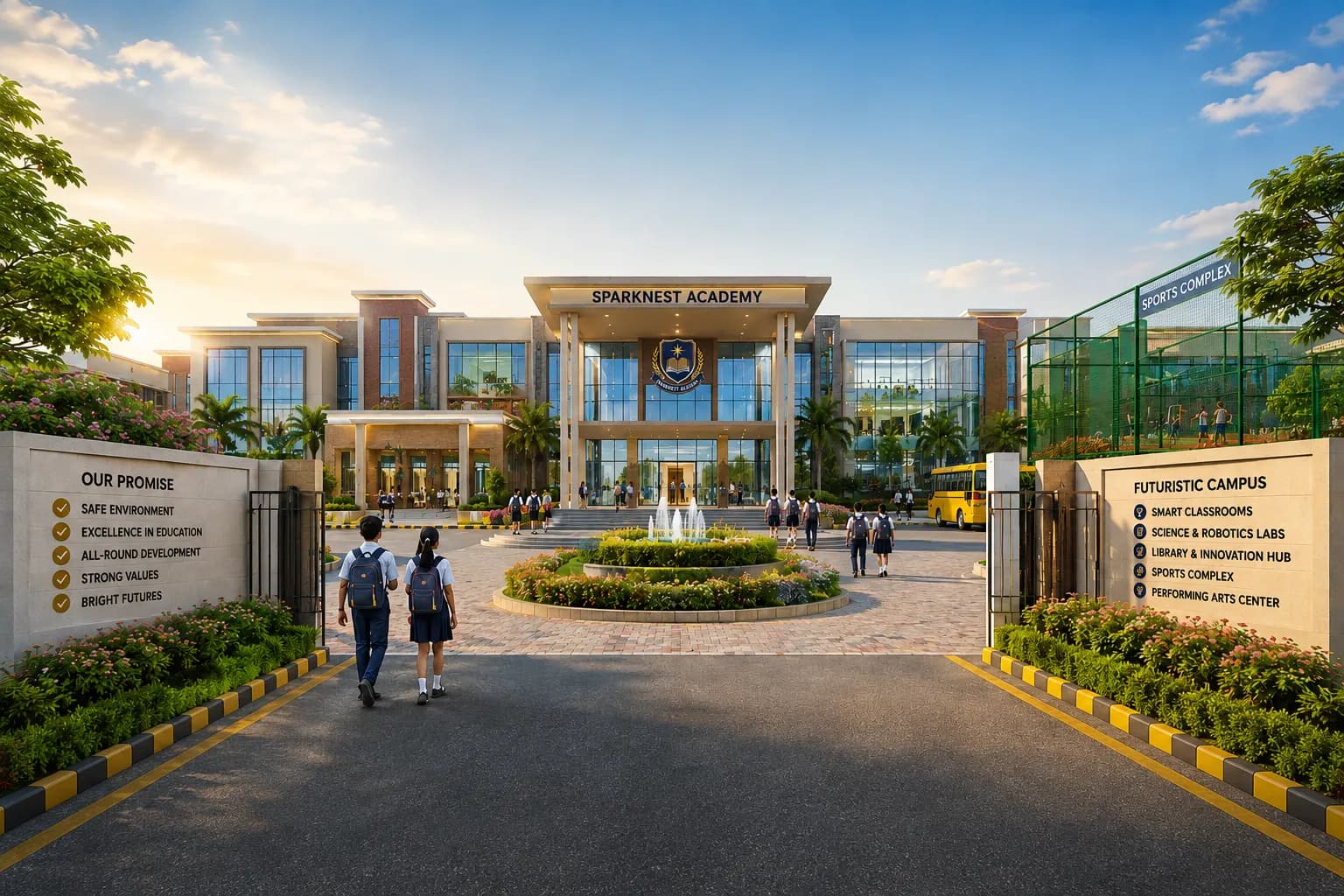 SparkNest Academy School project preview